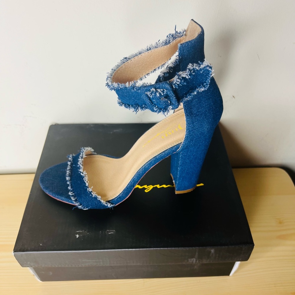 Demon, straps heels